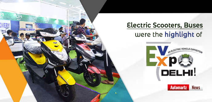 Electric scooters, buses steal the show at EV Expo in Delhi 